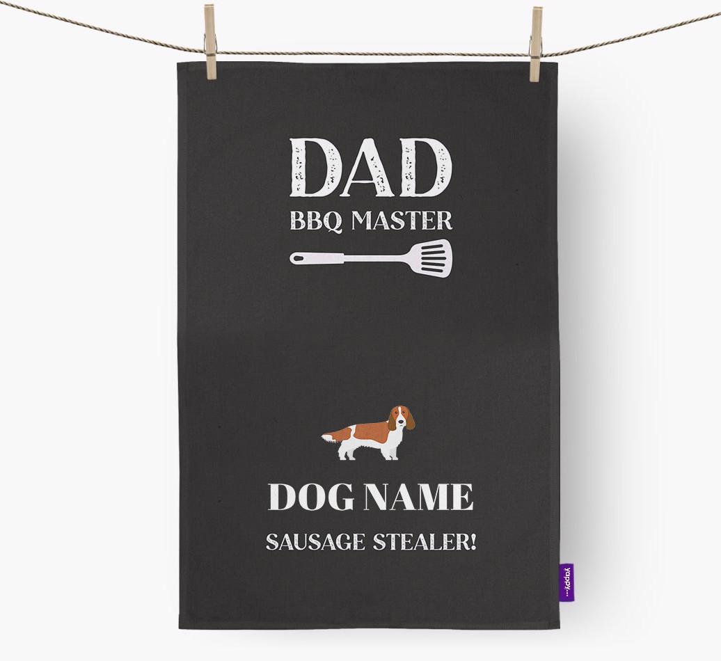 BBQ Master: Personalised {breedFullName} Tea Towel