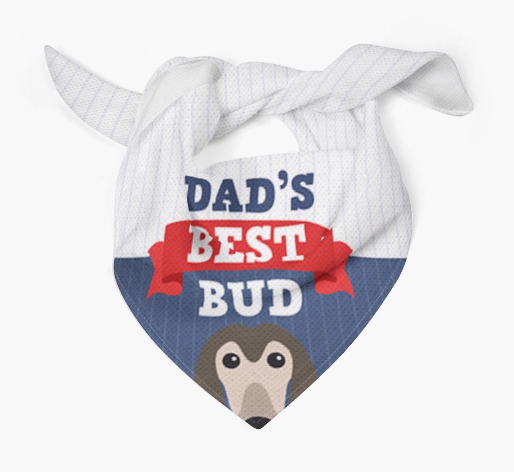 Dad's Best Bud: Personalised {breedFullName} Bandana