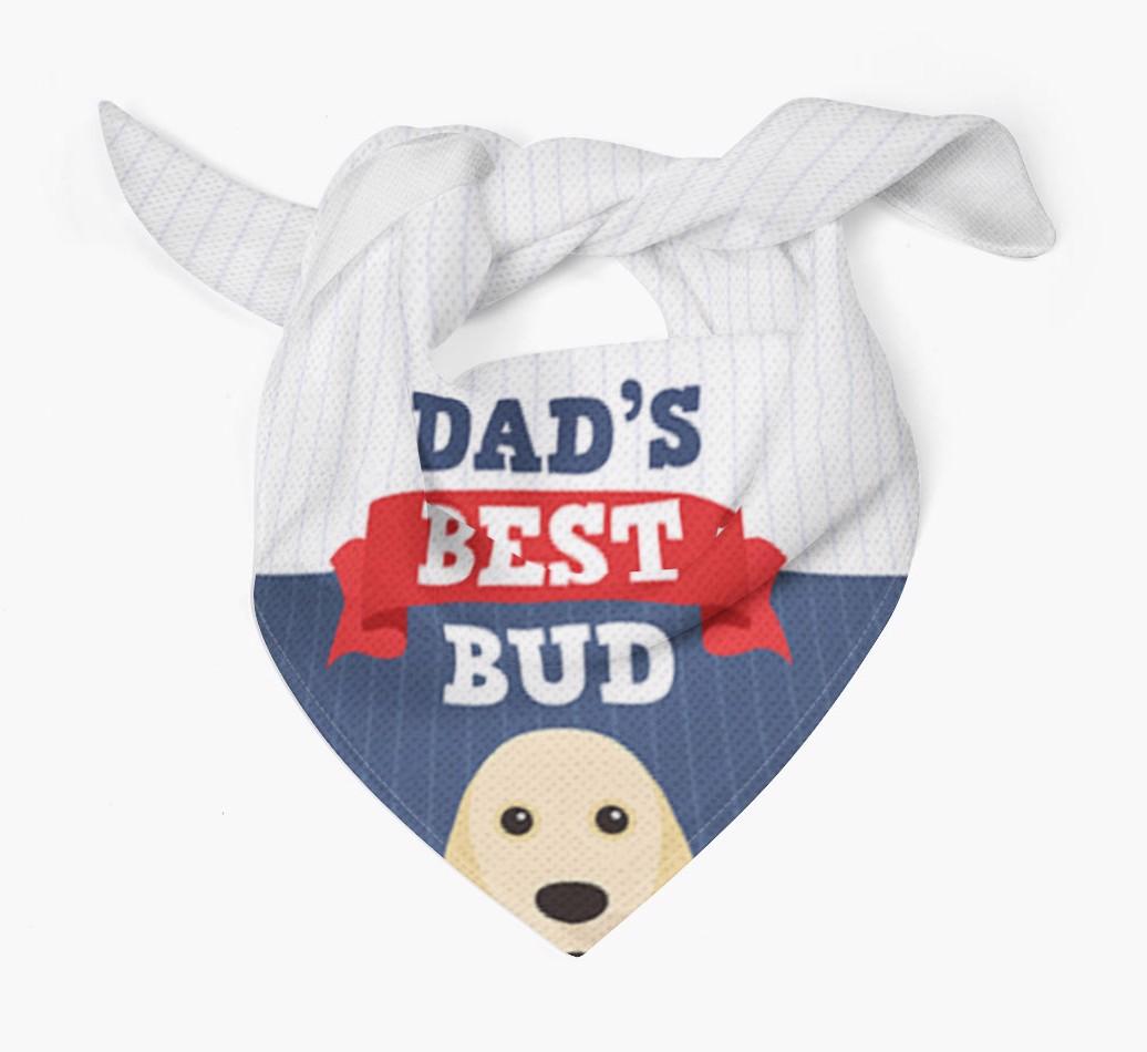 Dad's Best Bud: Personalised {breedFullName} Bandana