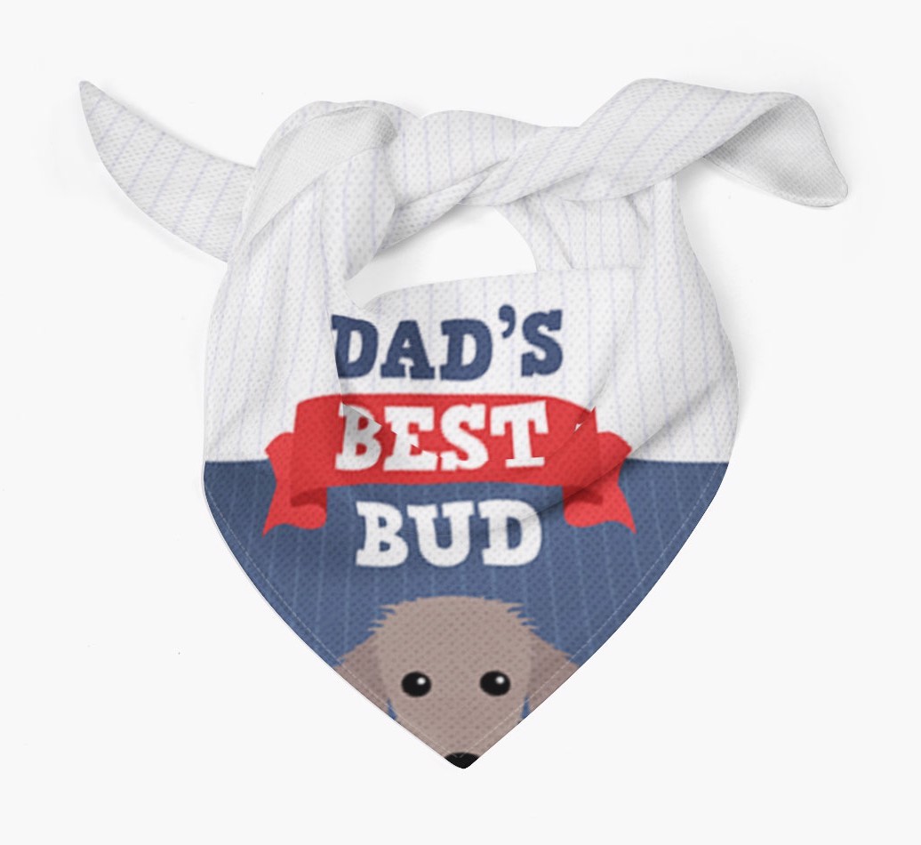 Dad's Best Bud: Personalised {breedFullName} Bandana