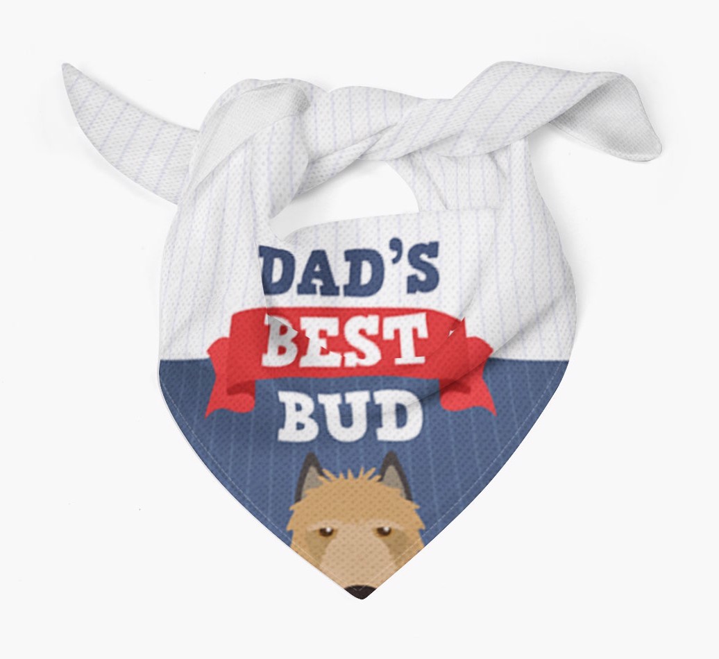Dad's Best Bud: Personalised {breedFullName} Bandana
