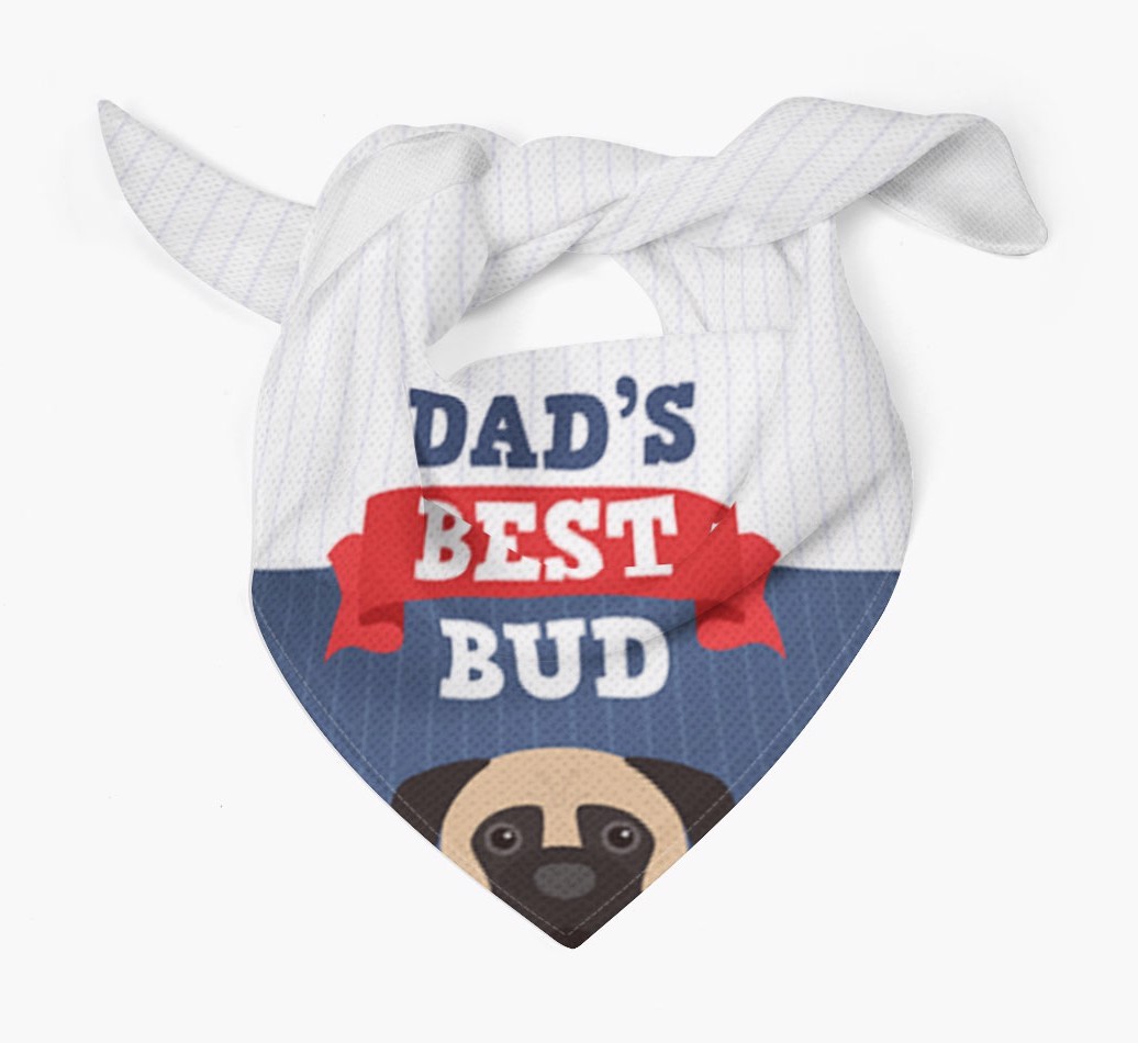 Dad's Best Bud: Personalised {breedFullName} Bandana
