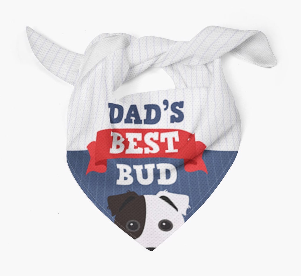 Dad's Best Bud: Personalised {breedFullName} Bandana