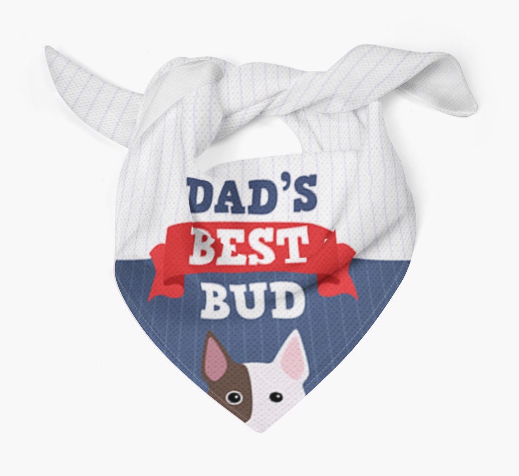 Dad's Best Bud: Personalised {breedFullName} Bandana