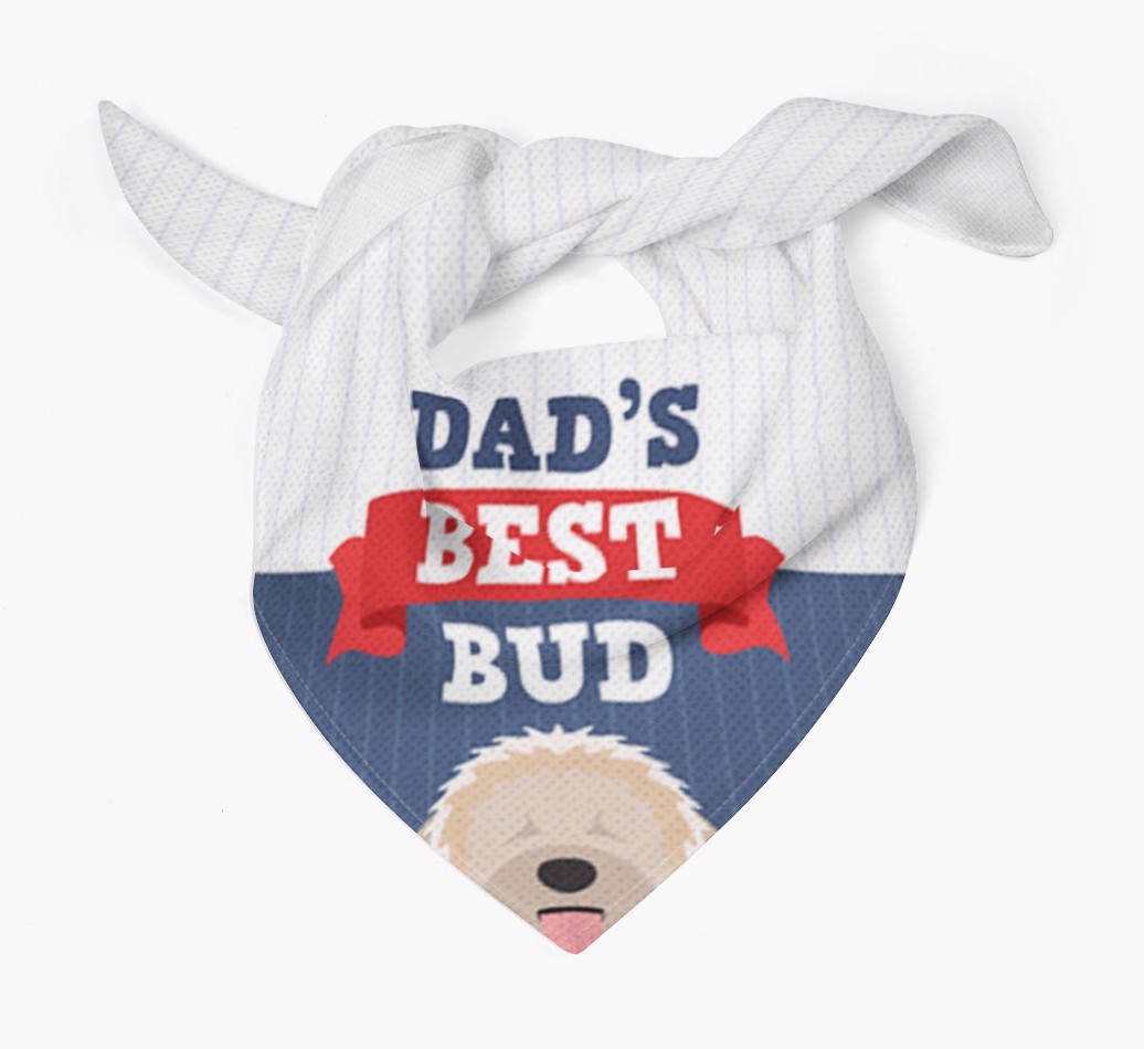 Dad's Best Bud: Personalised {breedFullName} Bandana