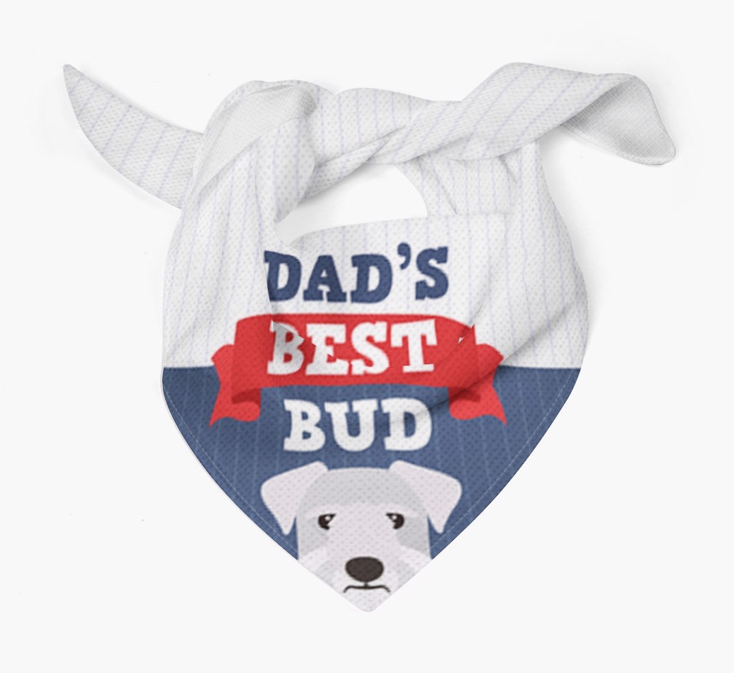Dad's Best Bud: Personalised {breedFullName} Bandana