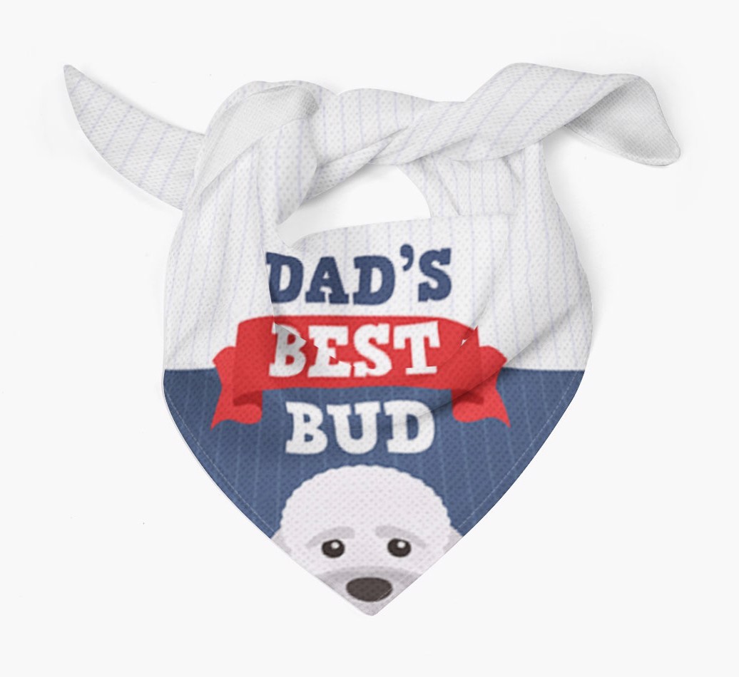 Dad's Best Bud: Personalised {breedFullName} Bandana