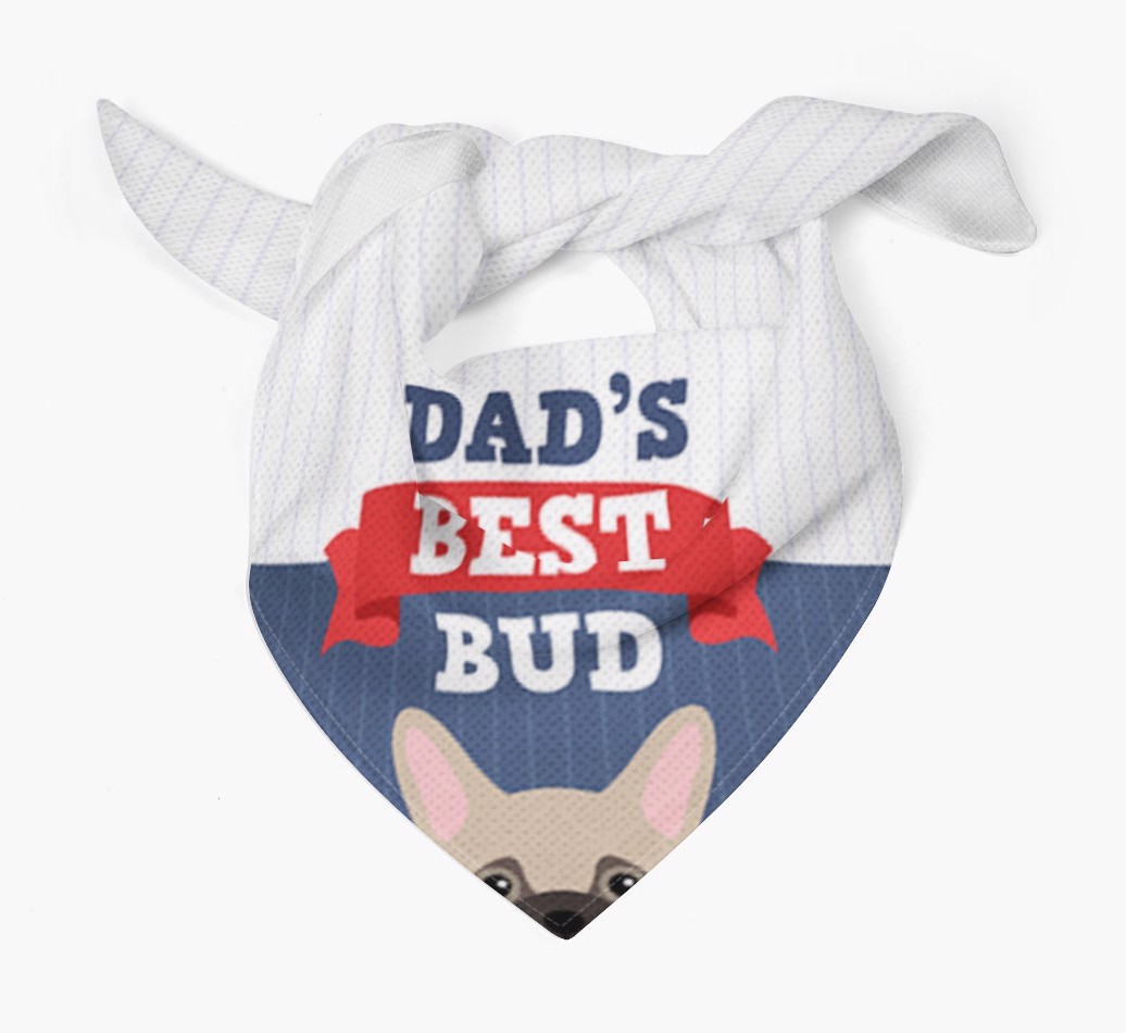 Dad's Best Bud: Personalised {breedFullName} Bandana