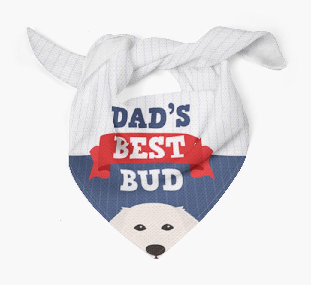 Dad's Best Bud: Personalised {breedFullName} Bandana