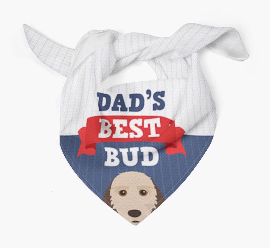 Dad's Best Bud: Personalised {breedFullName} Bandana
