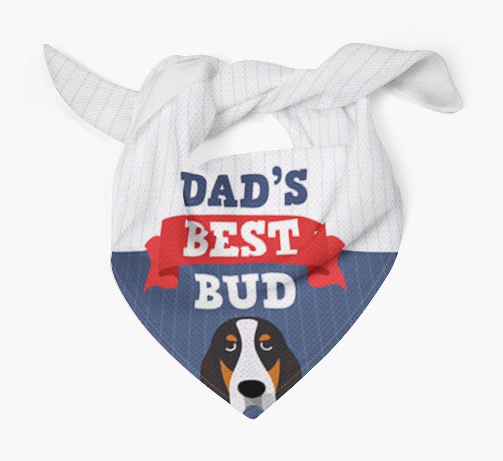 Dad's Best Bud: Personalised {breedFullName} Bandana