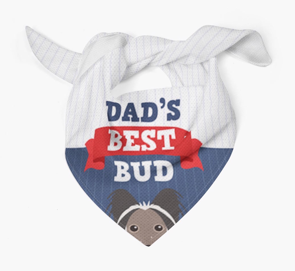 Dad's Best Bud: Personalised {breedFullName} Bandana