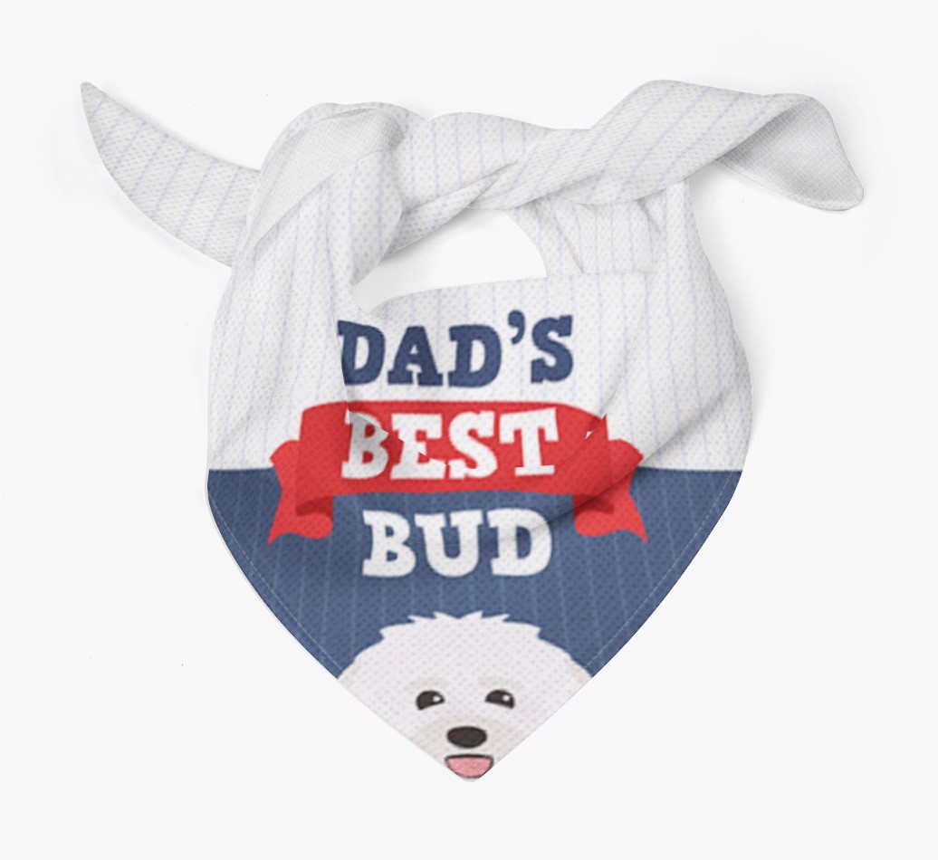 Dad's Best Bud: Personalised {breedFullName} Bandana
