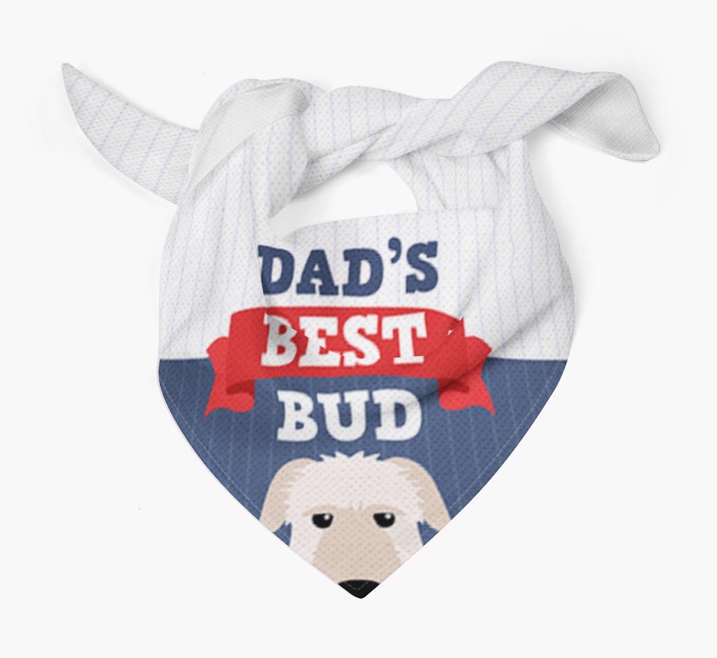 Dad's Best Bud: Personalised {breedFullName} Bandana