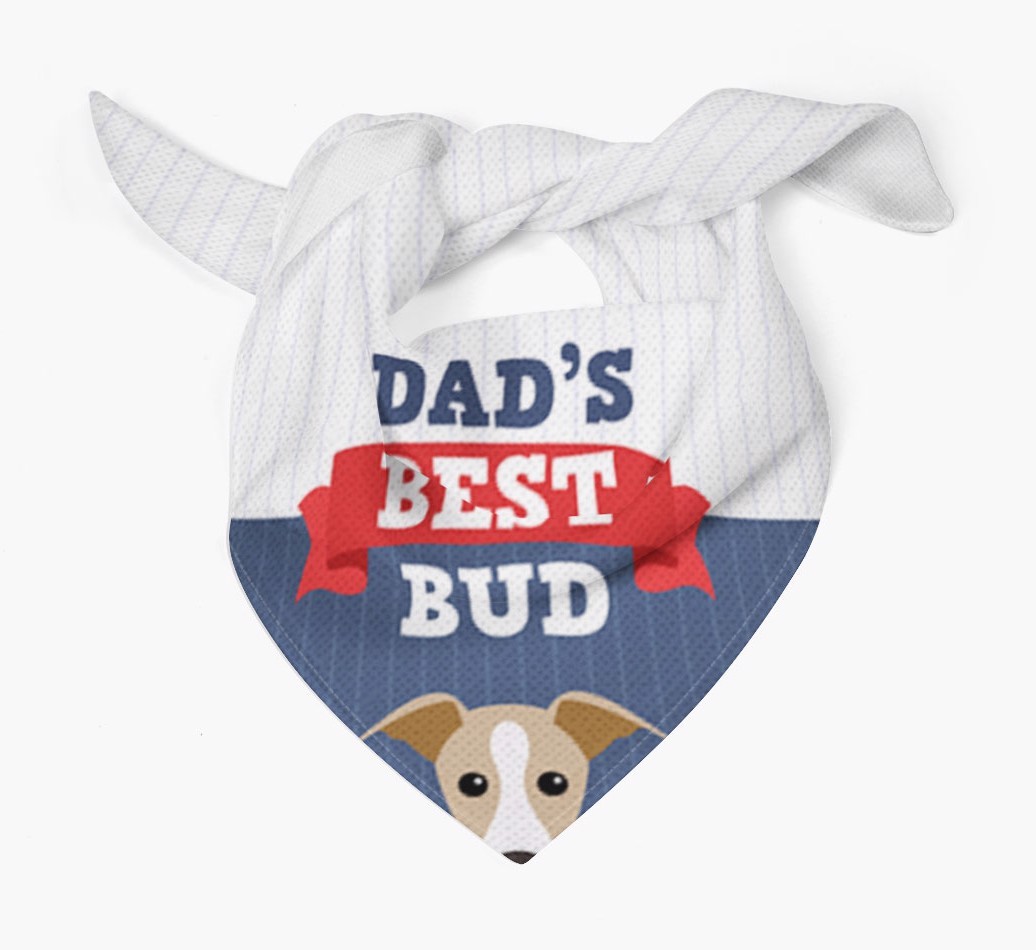 Dad's Best Bud: Personalised {breedFullName} Bandana