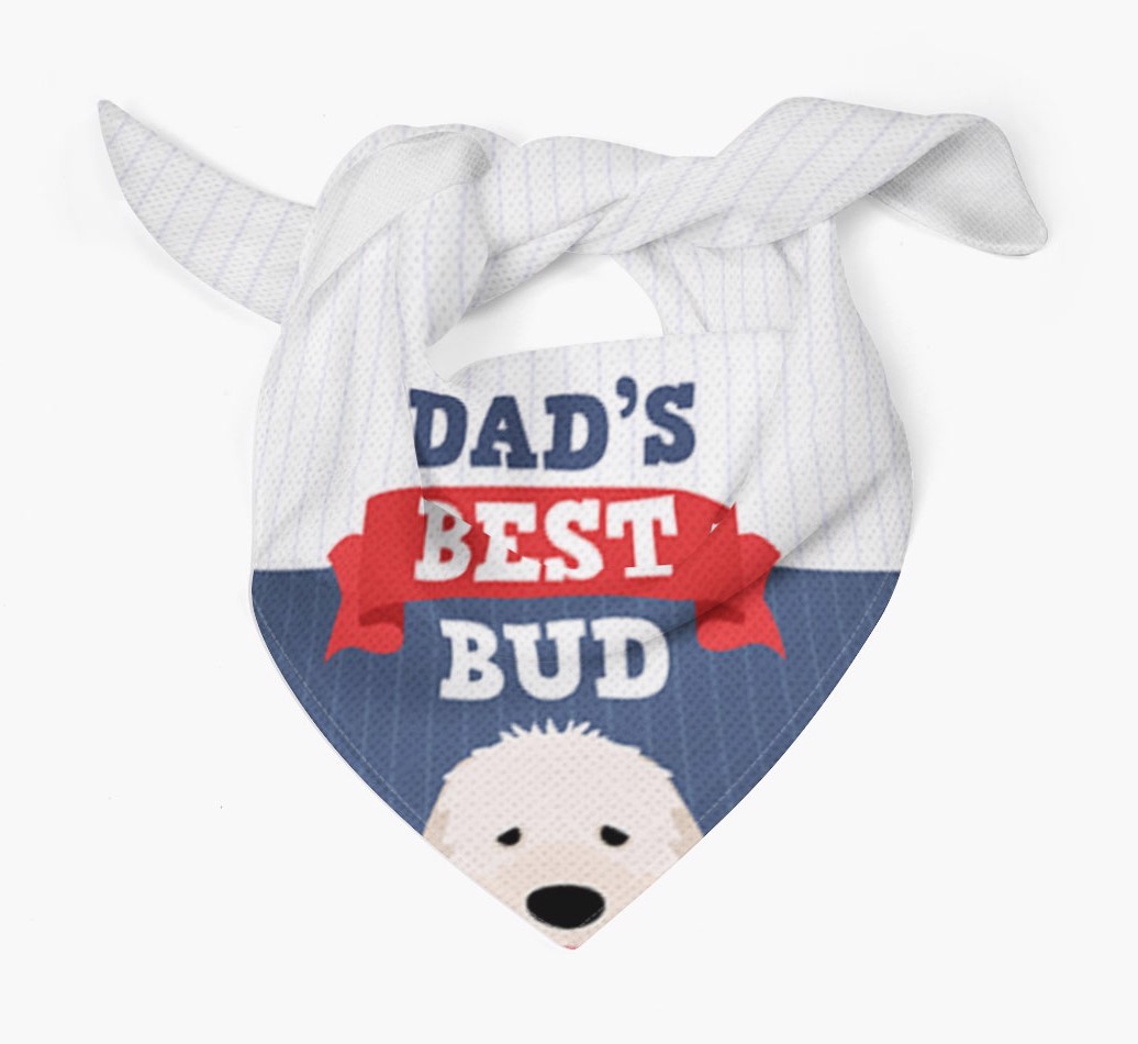 Dad's Best Bud: Personalised {breedFullName} Bandana