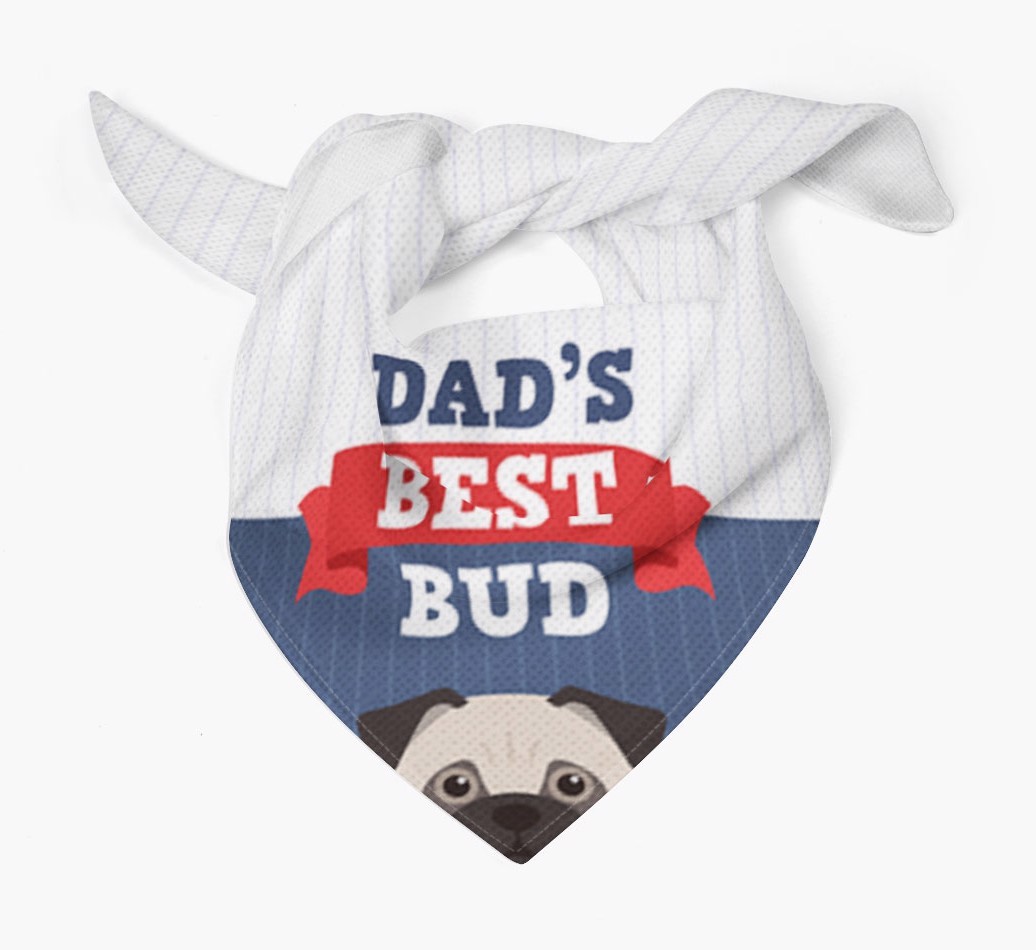 Dad's Best Bud: Personalised {breedFullName} Bandana