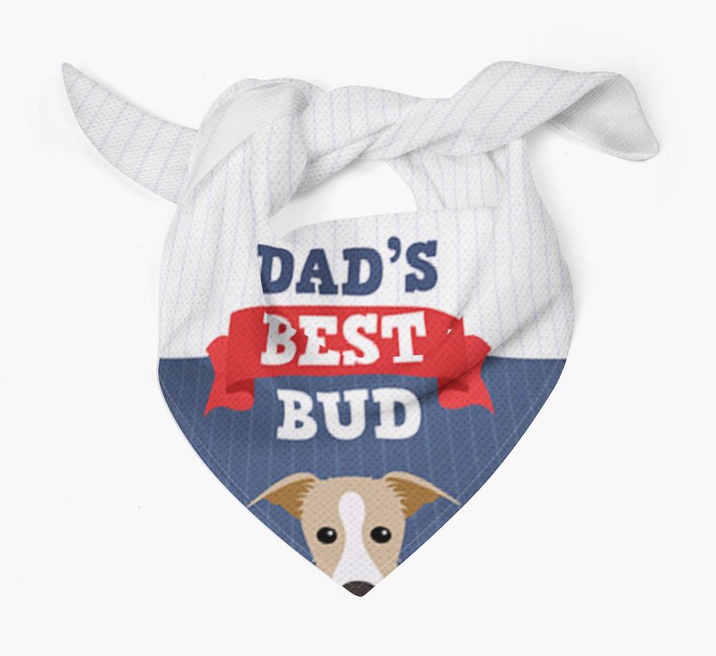 Dad's Best Bud: Personalised {breedFullName} Bandana