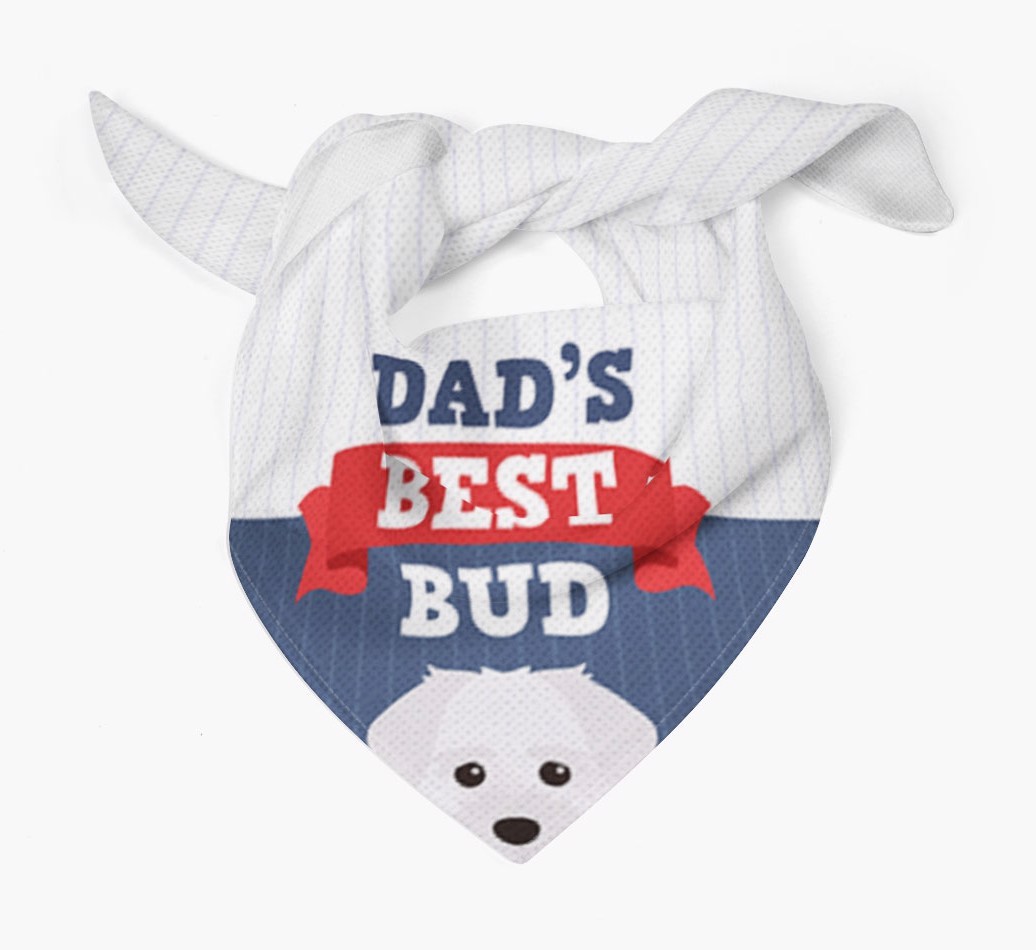Dad's Best Bud: Personalised {breedFullName} Bandana