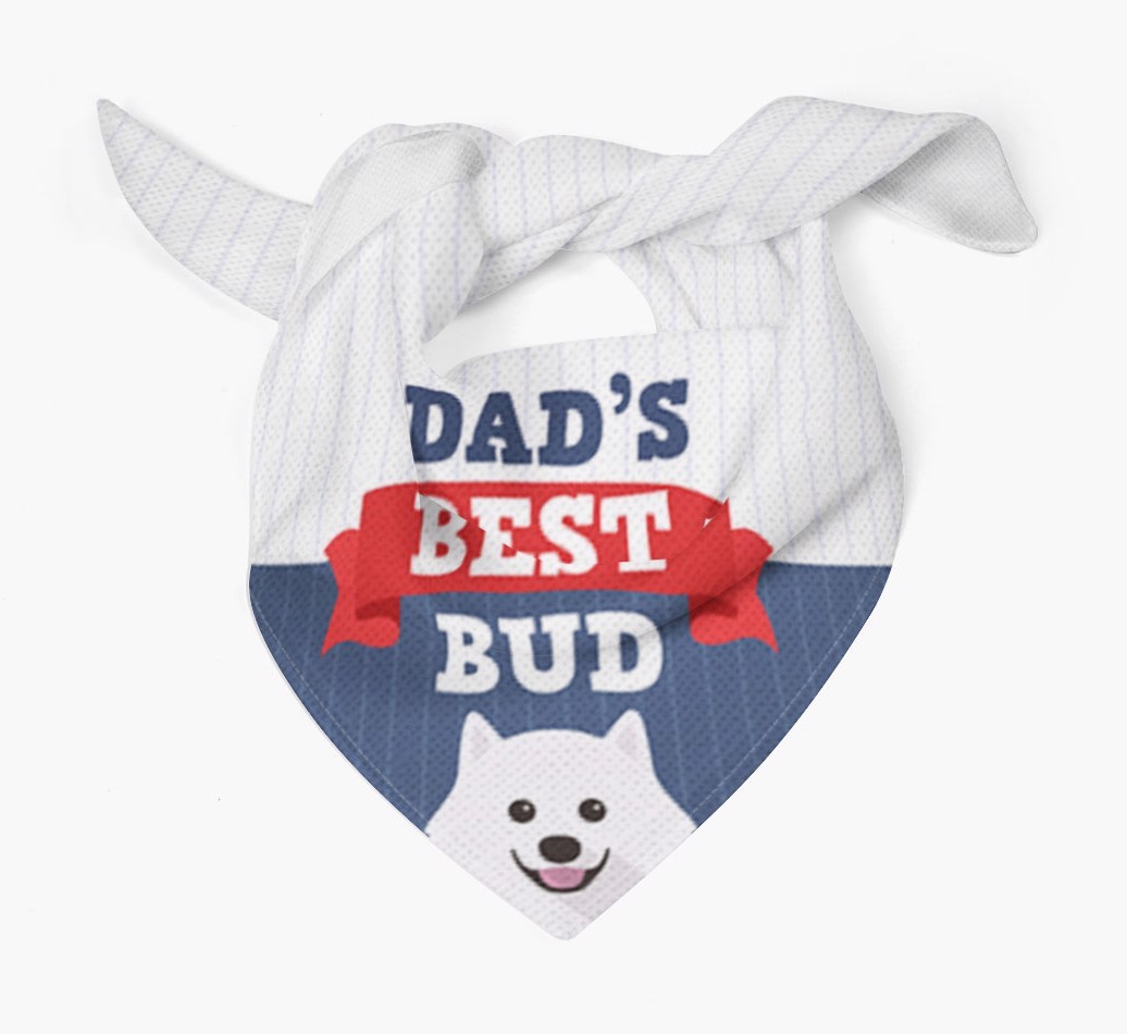 Dad's Best Bud: Personalised {breedFullName} Bandana