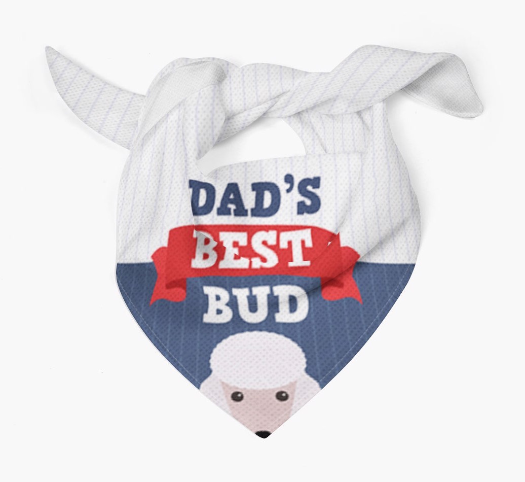 Dad's Best Bud: Personalised {breedFullName} Bandana