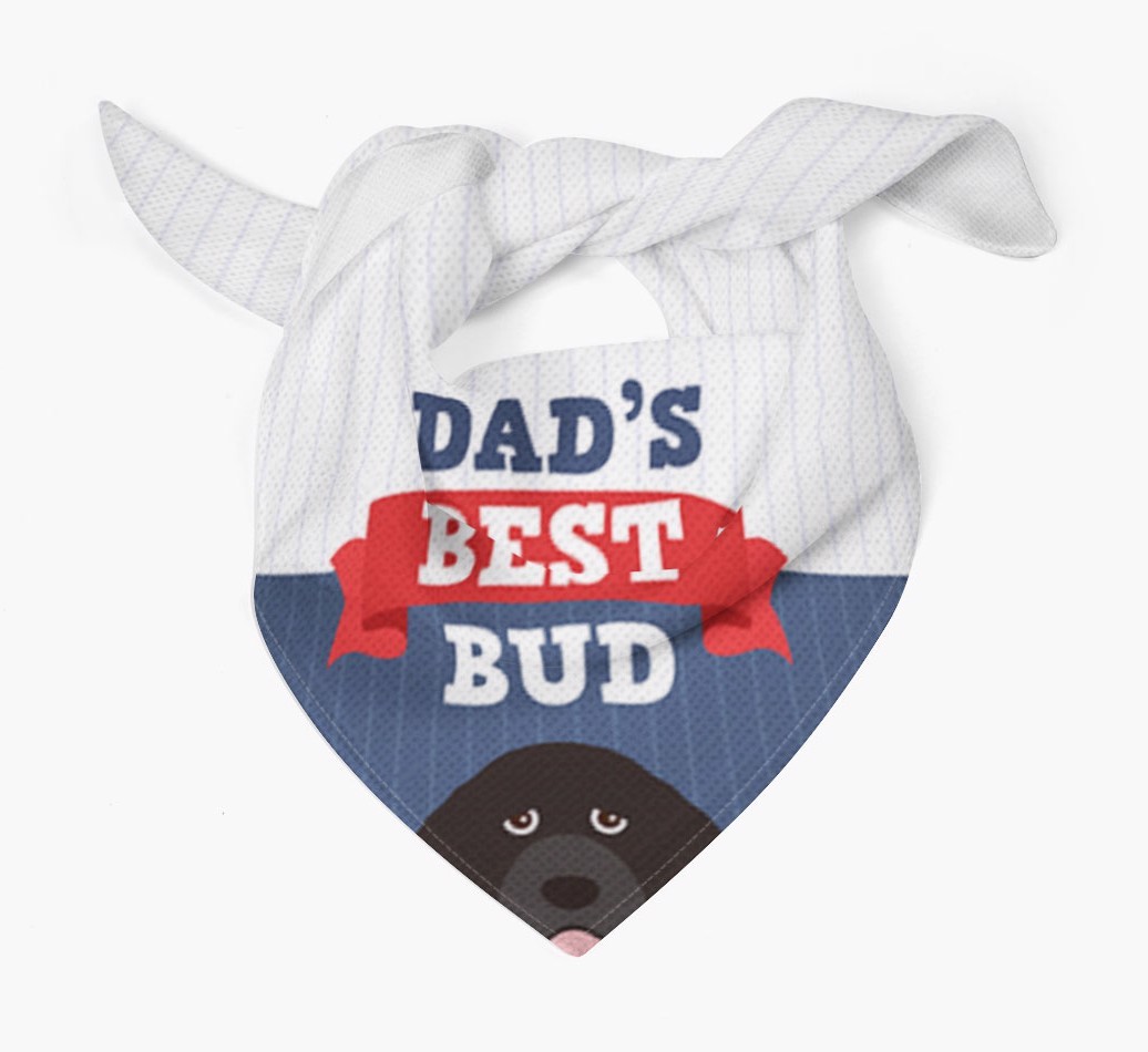 Dad's Best Bud: Personalised {breedFullName} Bandana