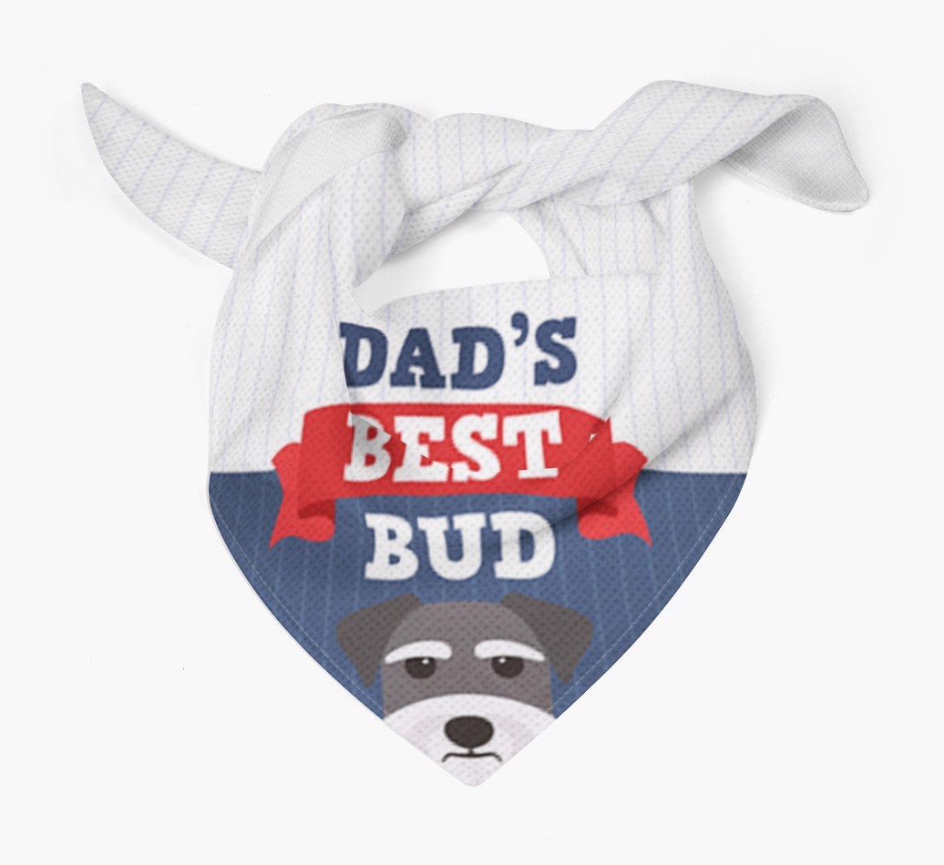 Dad's Best Bud: Personalised {breedFullName} Bandana
