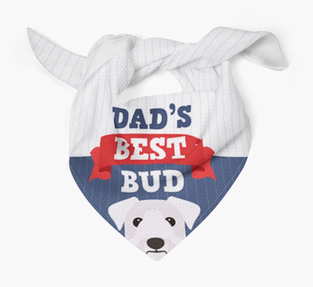 Dad's Best Bud: Personalised {breedFullName} Bandana