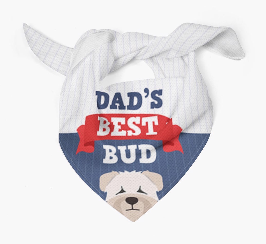 Dad's Best Bud: Personalised {breedFullName} Bandana