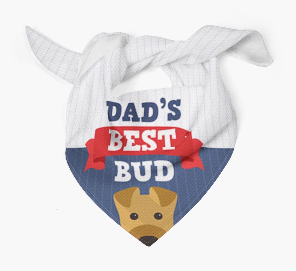 Dad's Best Bud: Personalised {breedFullName} Bandana