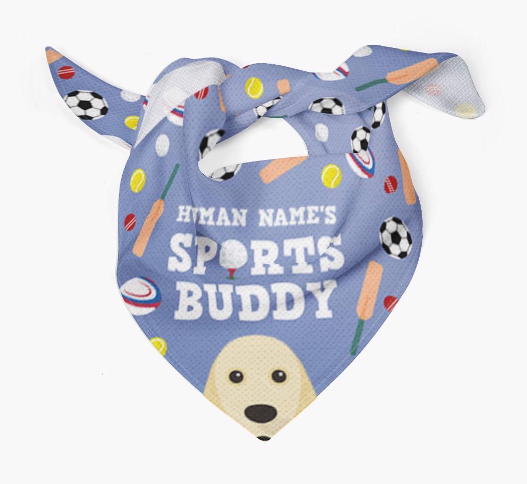 Sports Buddy: Personalized {breedFullName} Bandana