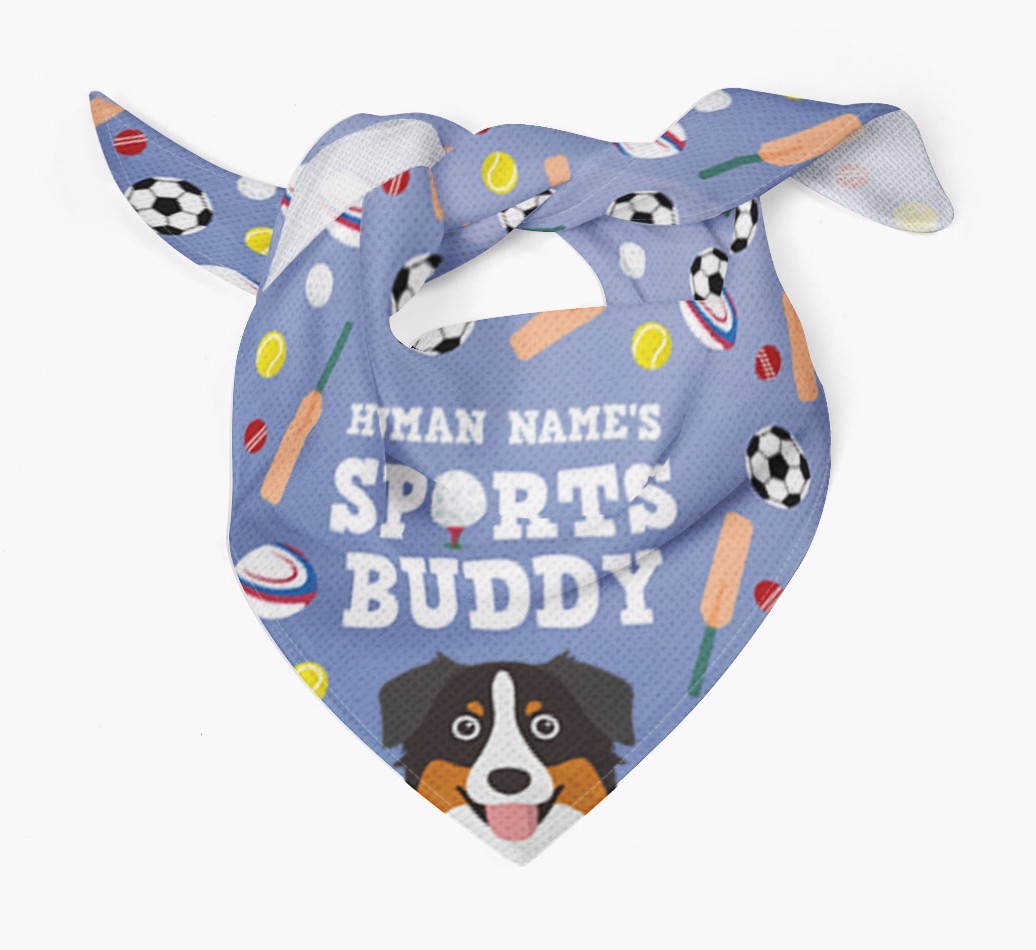 Sports Buddy: Personalized {breedFullName} Bandana