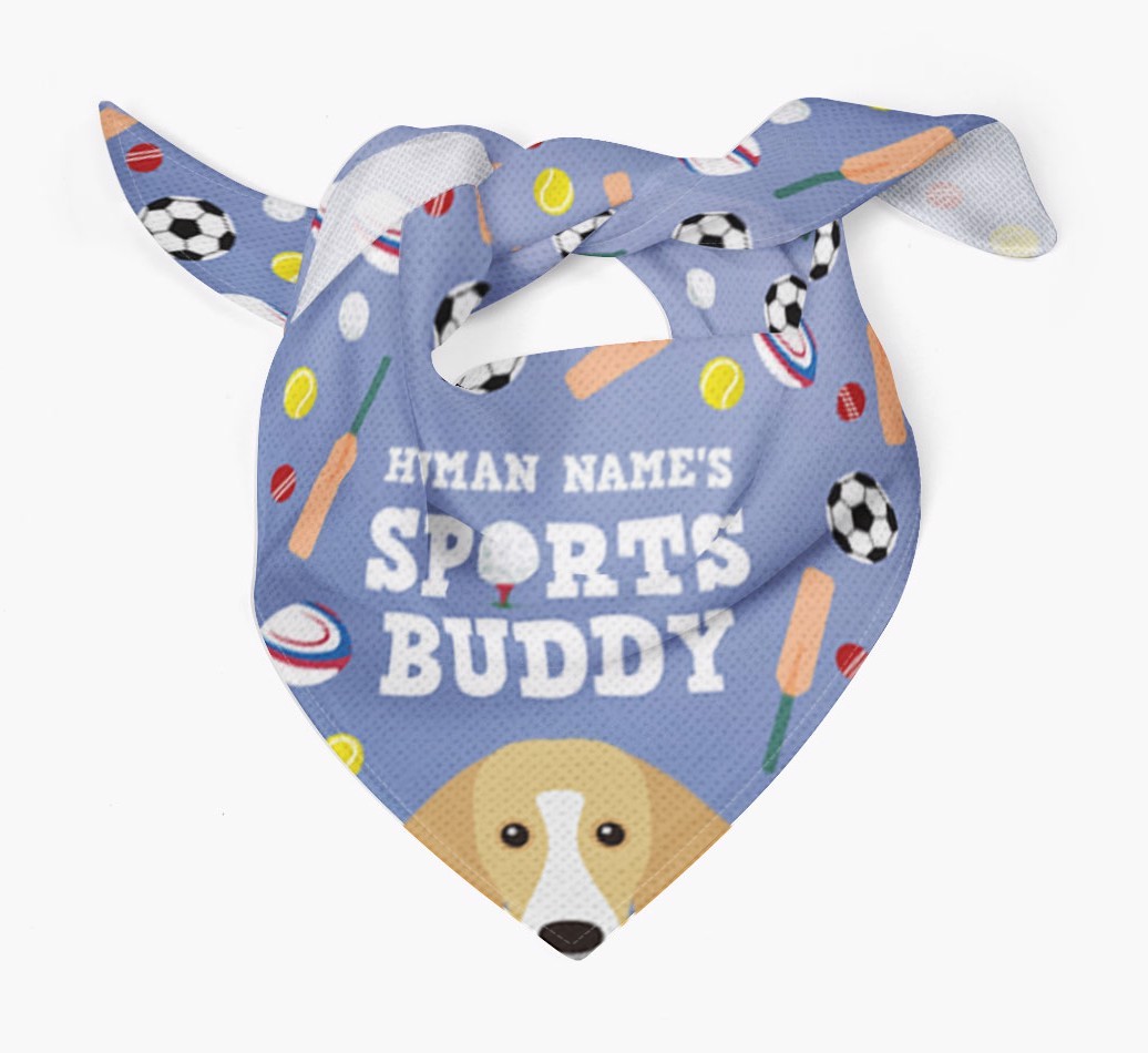 Sports Buddy: Personalized {breedFullName} Bandana