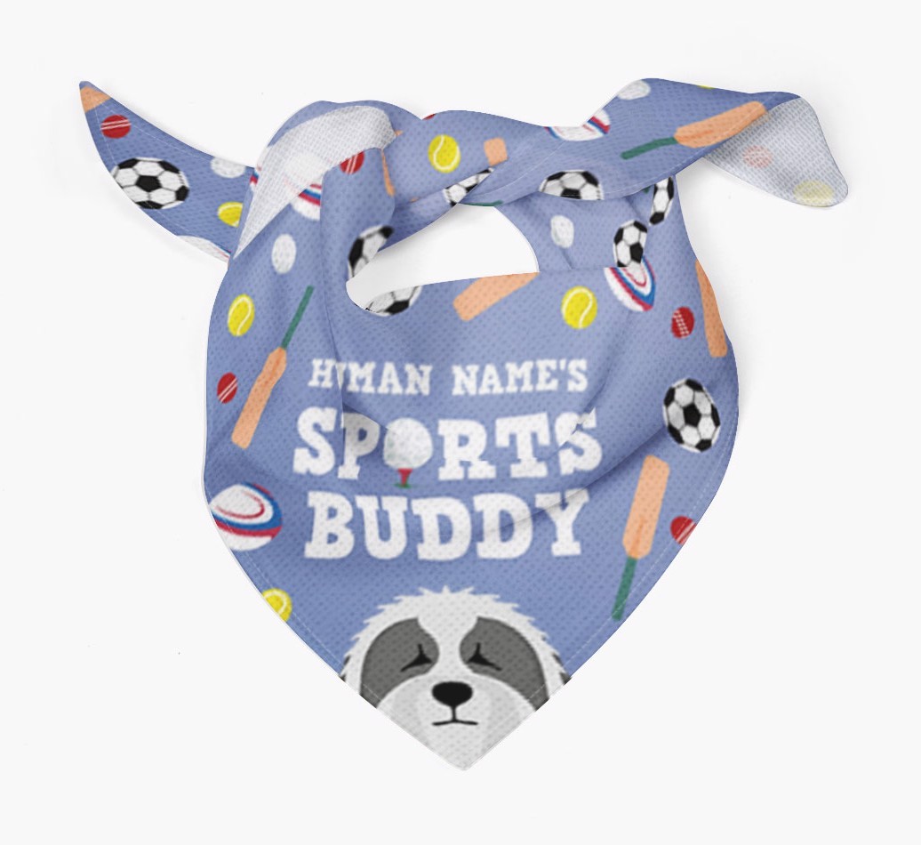 Sports Buddy: Personalized {breedFullName} Bandana