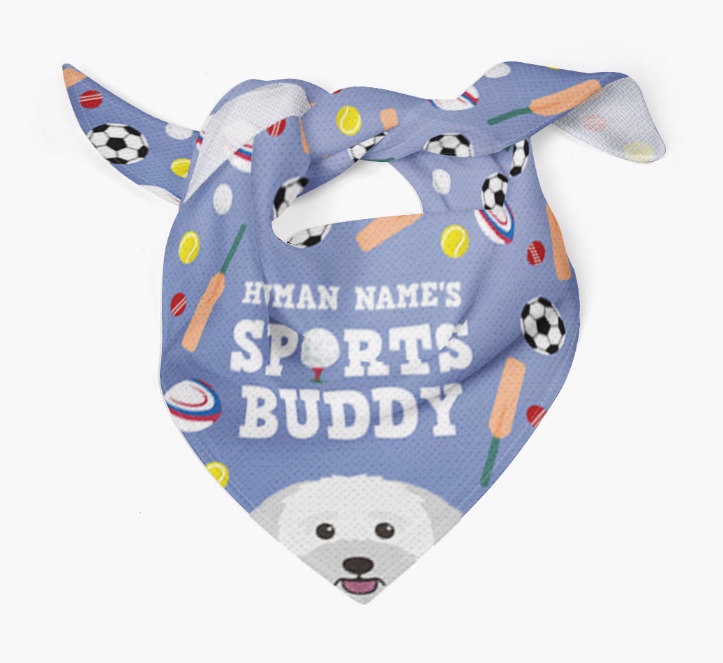 Sports Buddy: Personalized {breedFullName} Bandana
