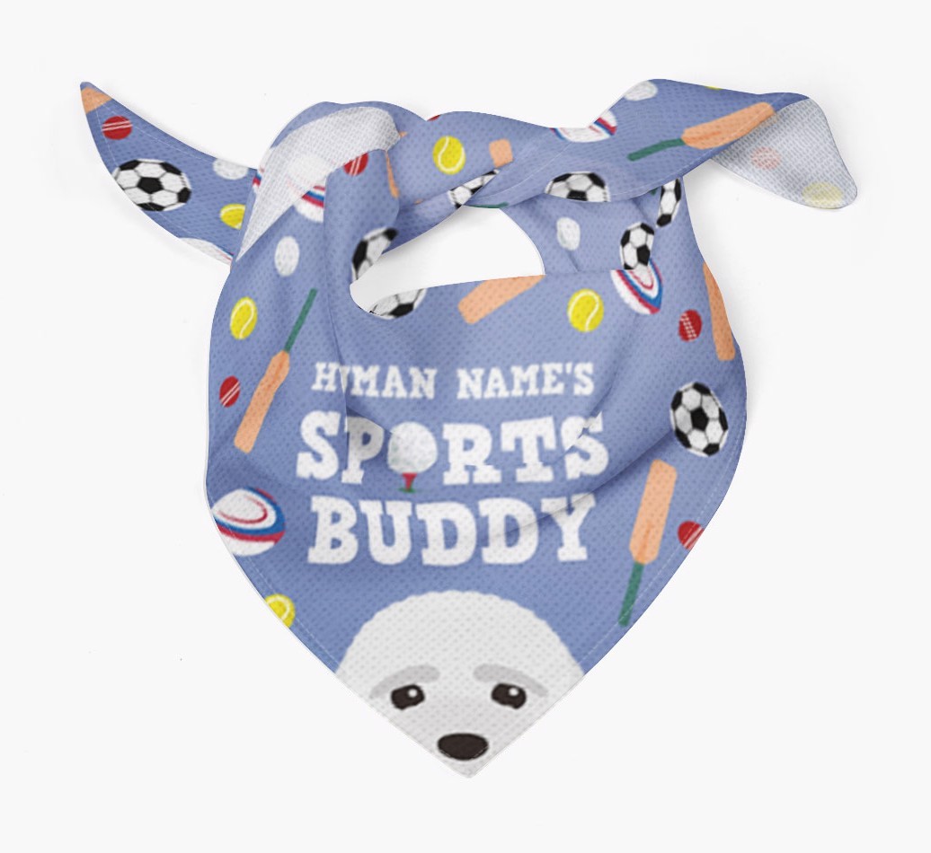 Sports Buddy: Personalized {breedFullName} Bandana