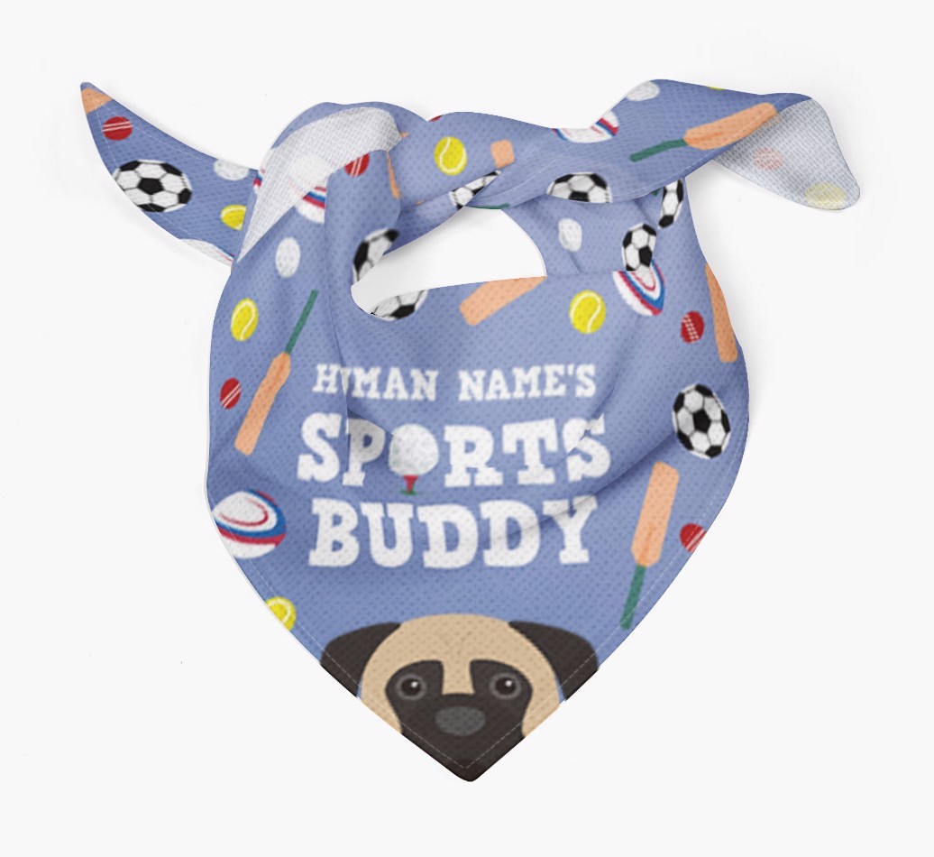 Sports Buddy: Personalized {breedFullName} Bandana