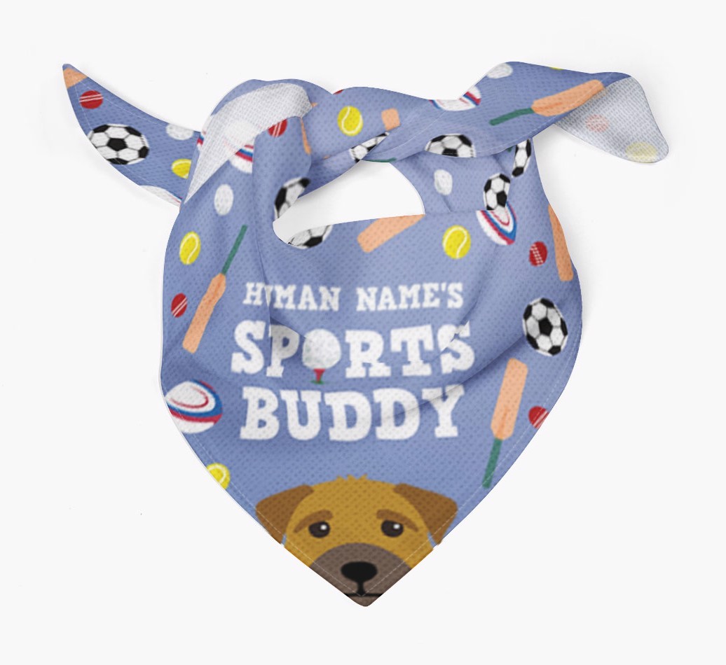 Sports Buddy: Personalized {breedFullName} Bandana