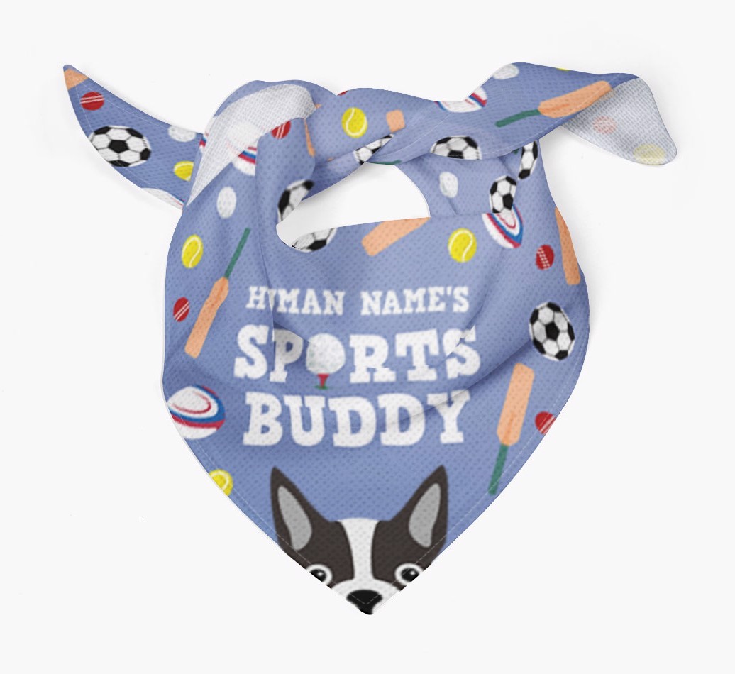 Sports Buddy: Personalized {breedFullName} Bandana