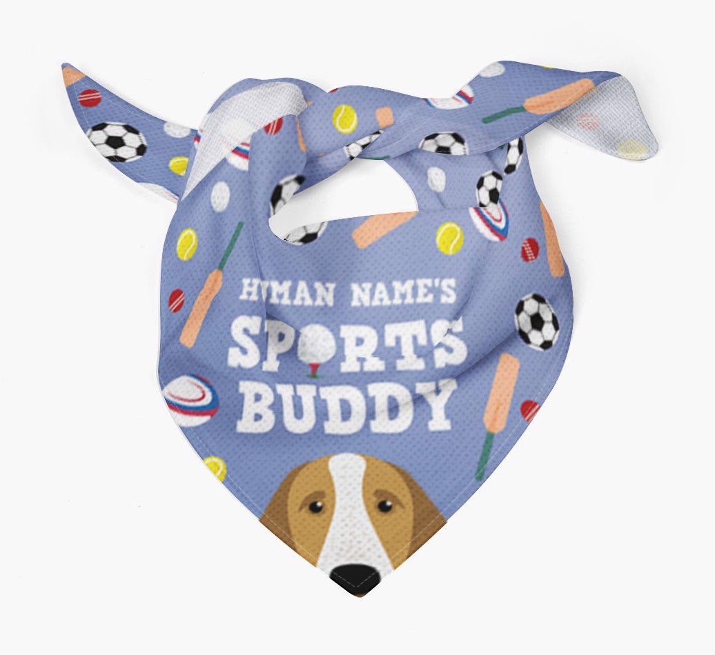 Sports Buddy: Personalized {breedFullName} Bandana