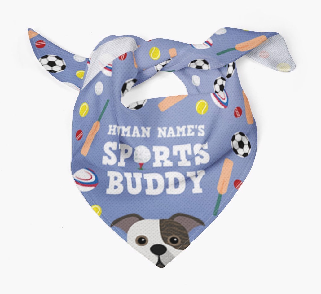 Sports Buddy: Personalized {breedFullName} Bandana