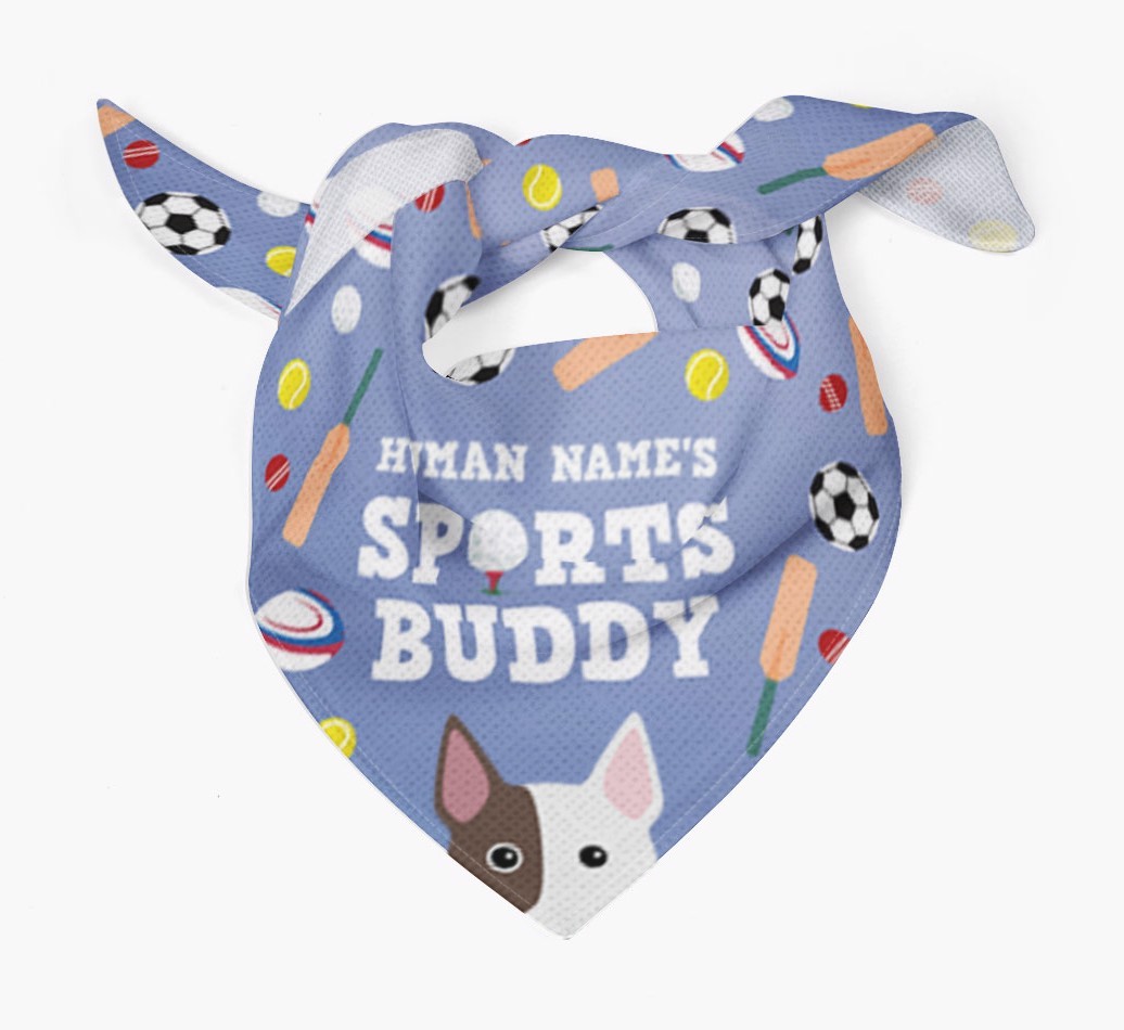 Sports Buddy: Personalized {breedFullName} Bandana