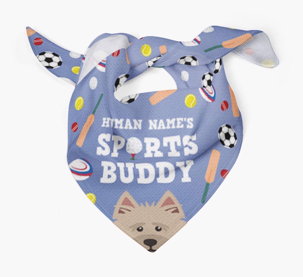 Sports Buddy: Personalized {breedFullName} Bandana