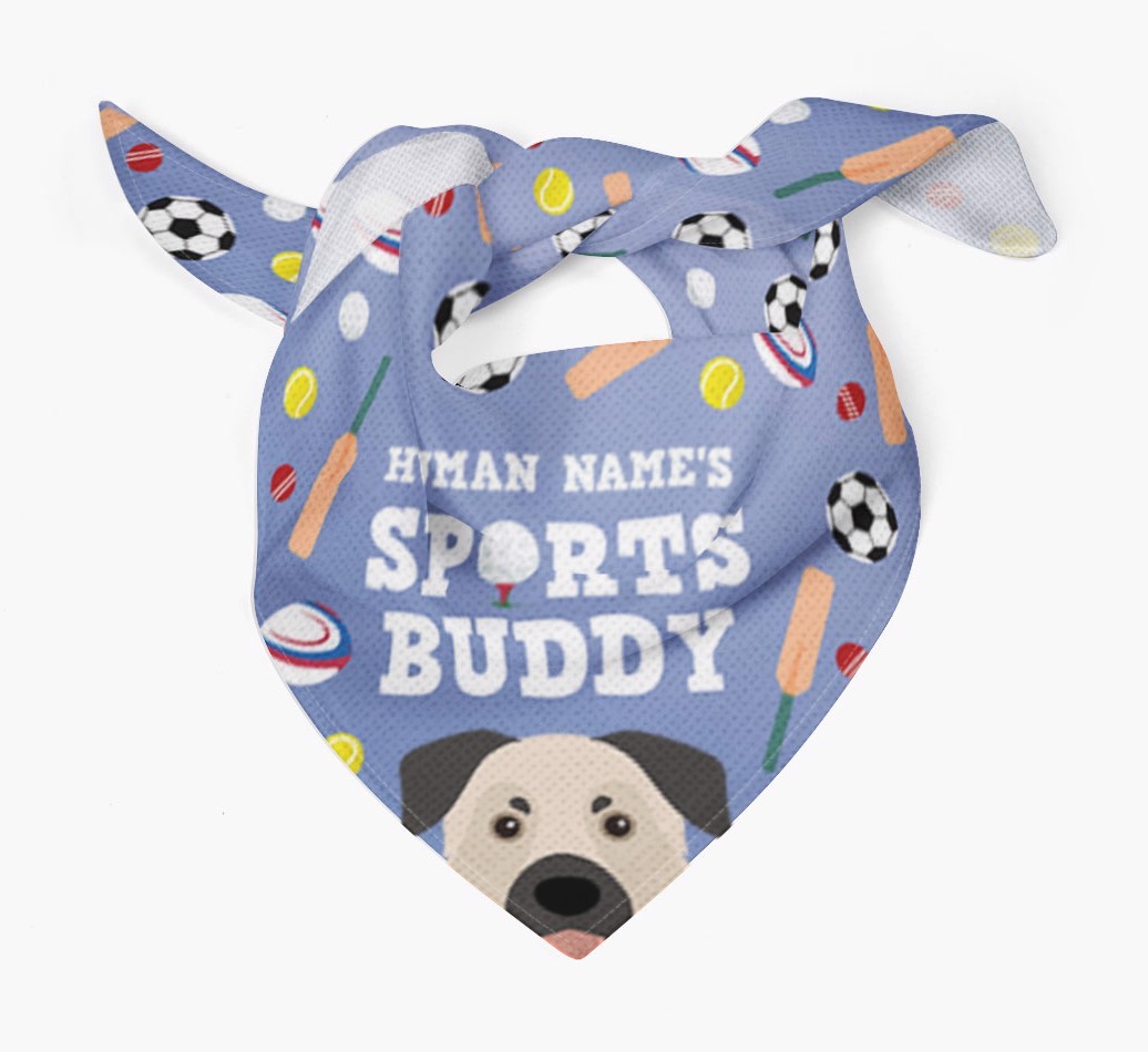 Sports Buddy: Personalized {breedFullName} Bandana
