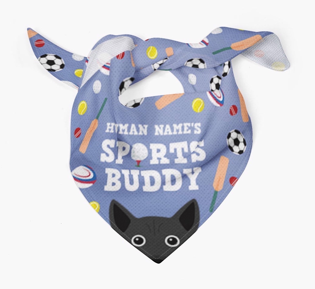 Sports Buddy: Personalized {breedFullName} Bandana