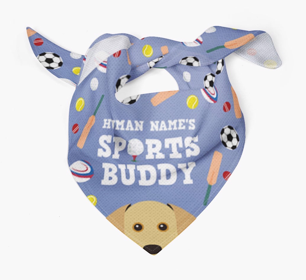 Sports Buddy: Personalized {breedFullName} Bandana