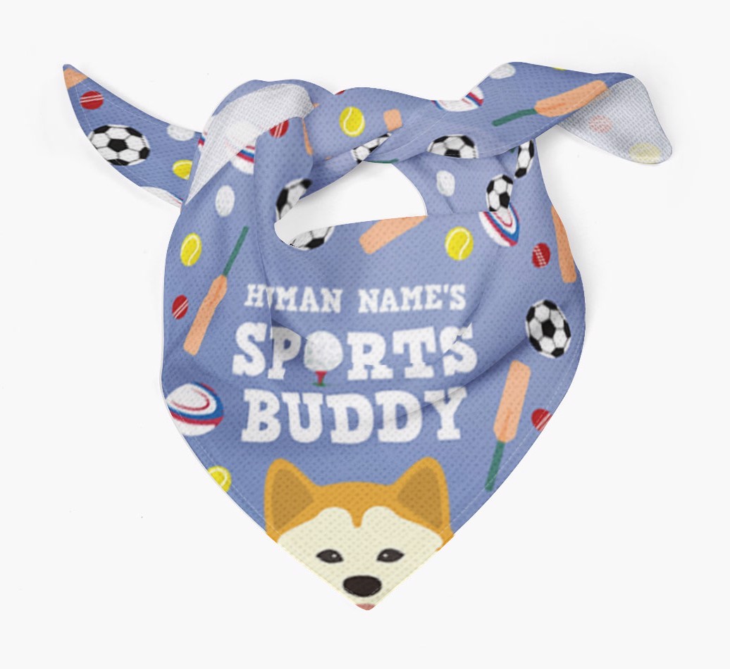 Sports Buddy: Personalized {breedFullName} Bandana