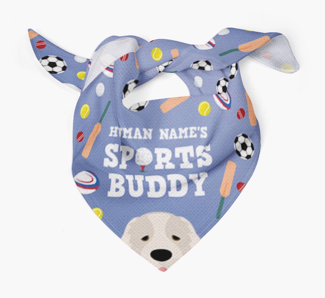 Sports Buddy: Personalized {breedFullName} Bandana