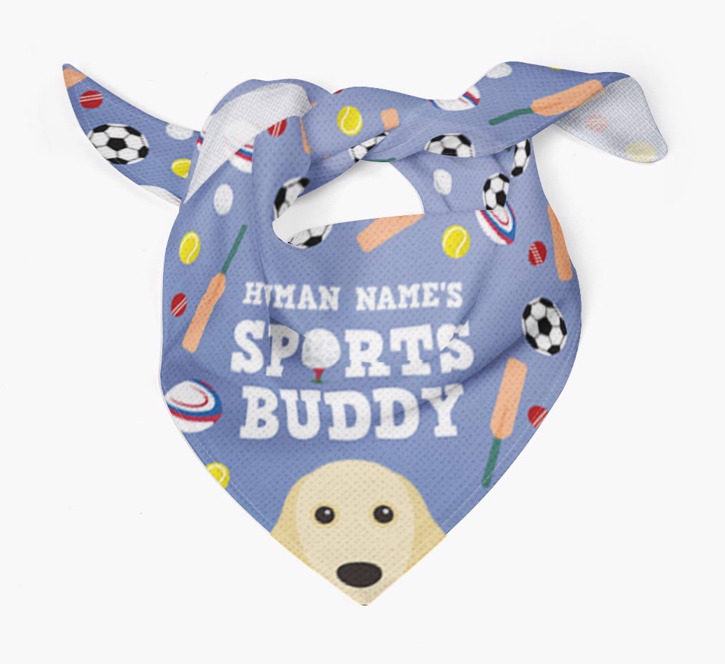 Sports Buddy: Personalized {breedFullName} Bandana