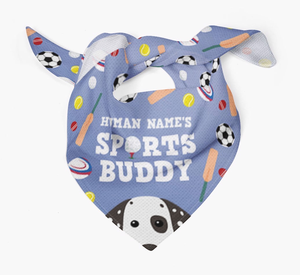 Sports Buddy: Personalized {breedFullName} Bandana